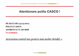 Notificari service